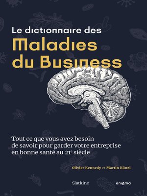 cover image of Le dictionnaire des maladies du business